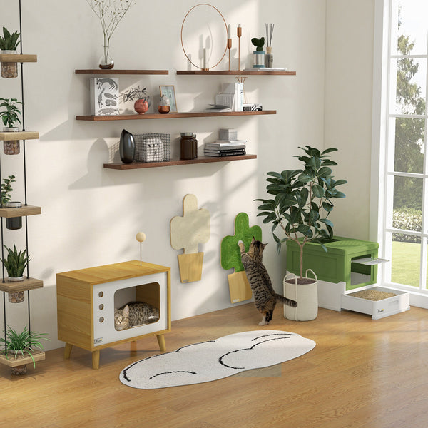 Katzentoilette mit Schaufel 47.5x35.5x36.7cm Grau