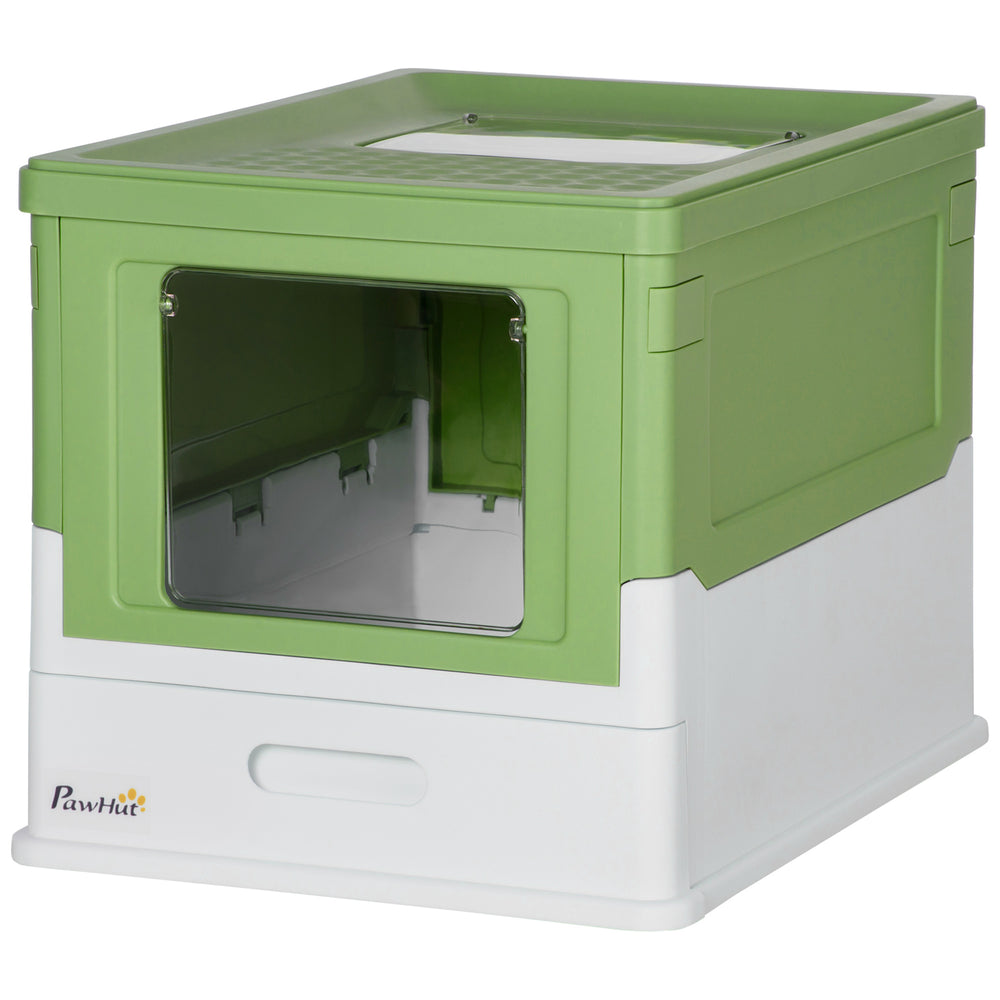 Cat litter box with scoop 47.5x35.5x36.7cm Grey