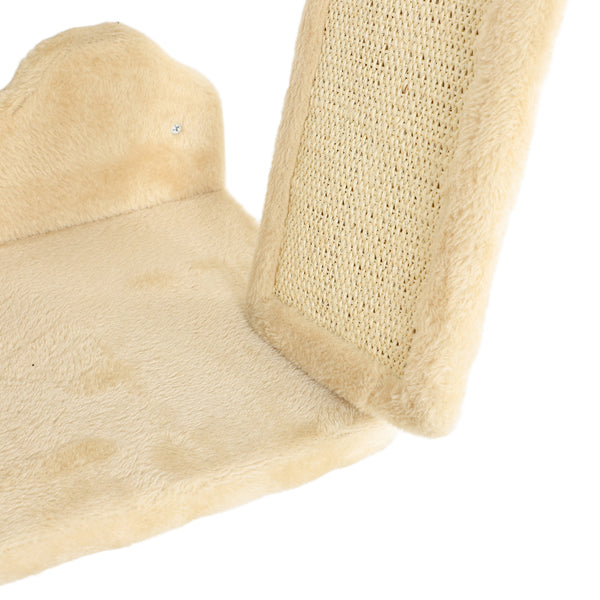 Katzentreppe zur Wandmontage für Katzen bis 5kg beige
