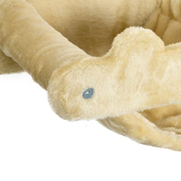 Katzentreppen Kletterwand 5-teilig Wolkenform mit Hängematte Beige