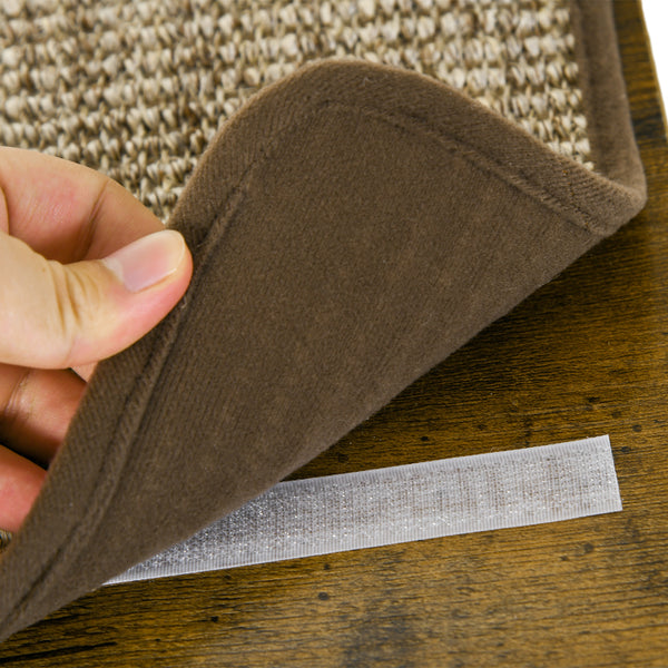 Katzentreppen Kletterwand Katzenmöbel Sisal 8-teilig Braun