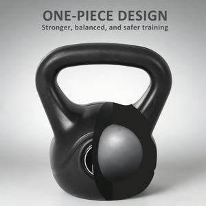 Kettlebell Kugelhantel für Anfänger 8kg schwarz