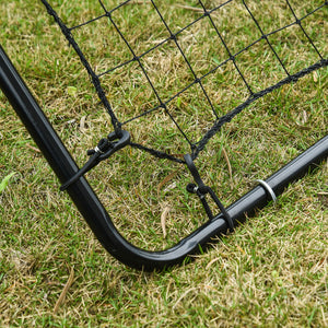 Kickback Rebounder Tor Stahl 75x126cm Schwarz