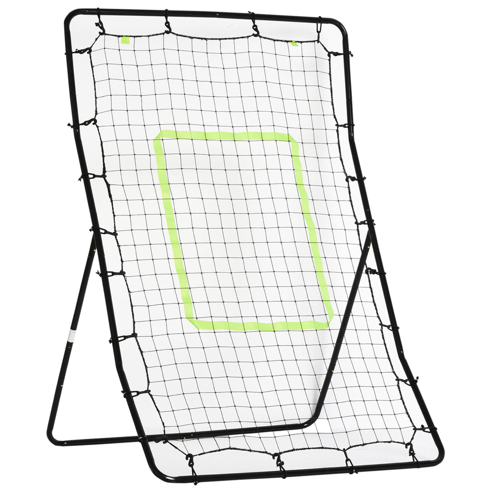 Kickback Rebounder Goal Steel 75x126cm Black