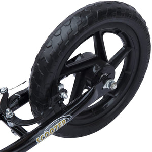 Kickscooter 12 Zoll höhenverstellbar Schwarz