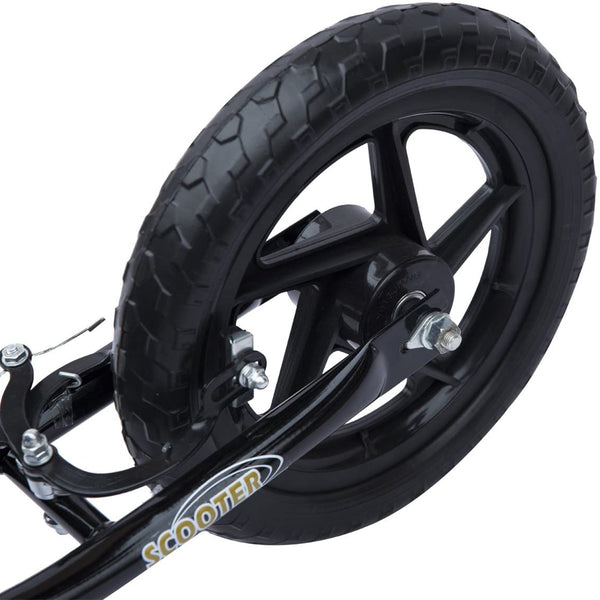 Kickscooter 12 Zoll höhenverstellbar Schwarz