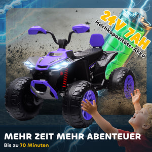 Kinder Elektro Quad mit Musik Licht und 4 Rädern 3-8 Jahre