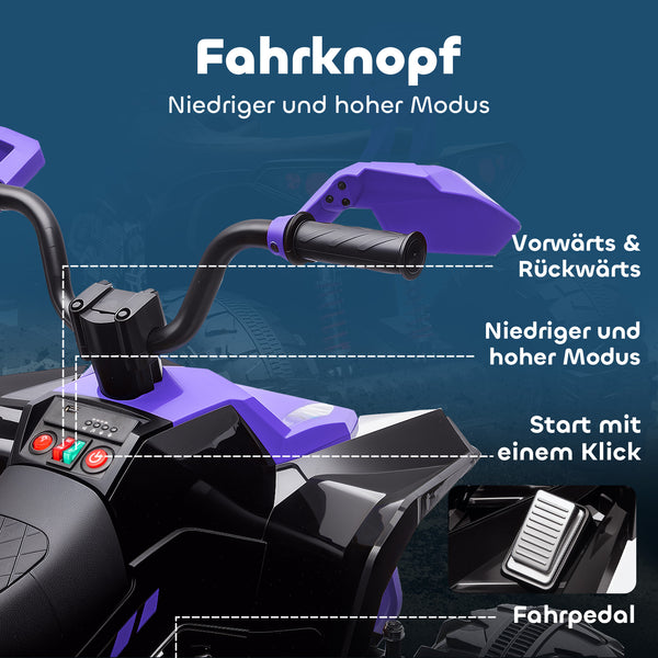 Kinder Elektro Quad mit Musik Licht und 4 Rädern 3-8 Jahre