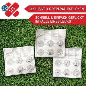 Kinder-Planschbecken mit Rutsche Dschungel-Design 182x62x165?cm