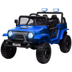 Kinderauto Geländewagen 12V Fernbedienung 3-6 Jahre Blau
