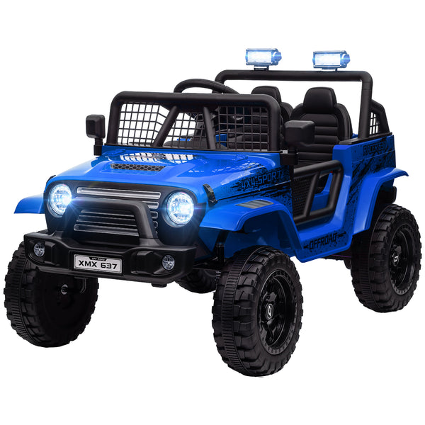 Kinderauto Geländewagen 12V Fernbedienung 3-6 Jahre Blau