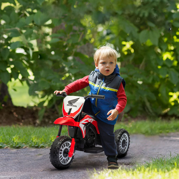 Kindermotorrad Elektro für Kinder mit Sound 18-36 Monate rot