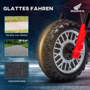 Kindermotorrad Elektro für Kinder mit Sound 18-36 Monate rot