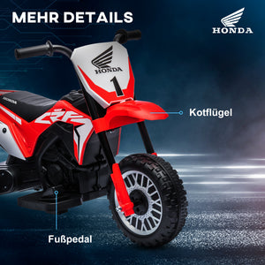 Kindermotorrad Elektro für Kinder mit Sound 18-36 Monate rot