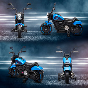 Kindermotorrad Elektromotorrad Stützräder 1.5-3 Jahre 1.5-3 km/h Blau
