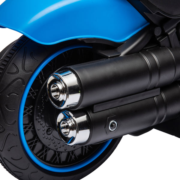 Kindermotorrad Elektromotorrad Stützräder 1.5-3 Jahre 1.5-3 km/h Blau