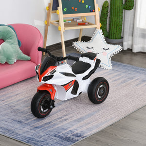 Kindermotorrad Rutscherfahrzeug mit Musik Kleinkinder Weiss