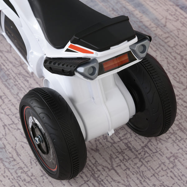 Kindermotorrad Rutscherfahrzeug mit Musik Kleinkinder Weiss