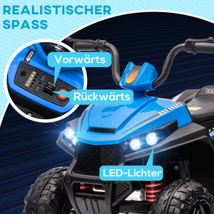 Kinderquad Elektro mit Licht Musik und Federung für 3-5 Jahre