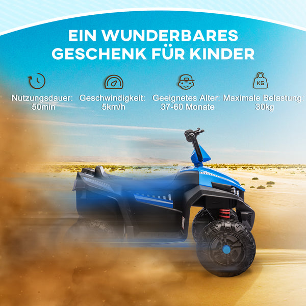 Kinderquad Elektro mit Licht Musik und Federung für 3-5 Jahre