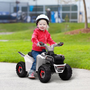 Kinderquad Elektro-Quad 6V 2.5 km/h 1.5-3 Jahre Weiss