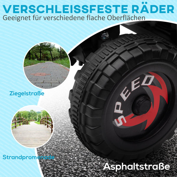 Kinderquad Elektro-Quad 6V 2.5 km/h 1.5-3 Jahre Weiss