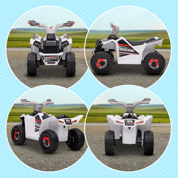 Kinderquad Elektro-Quad 6V 2.5 km/h 1.5-3 Jahre Weiss