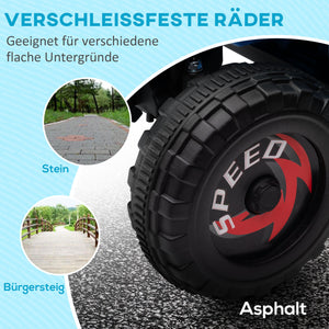 Kinderquad Elektro-Quad 6V mit Anhänger 1.5-3 Jahre Blau