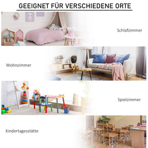Kinder Aufbewahrungsregal kippsicher mit 3 Schubladen grau