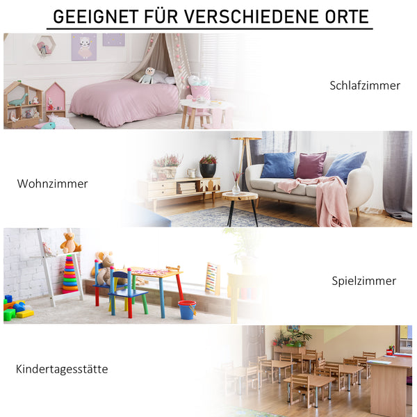 Kinder Aufbewahrungsregal kippsicher mit 3 Schubladen grau