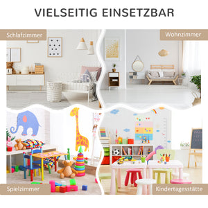 Kinderregal mit Schublade und Fächern für Kinderzimmer grau