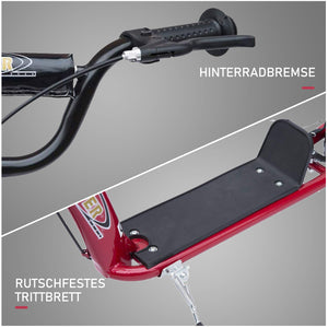 Kinderroller Scooter höhenverstellbar mit Hinterbremse 12 Zoll