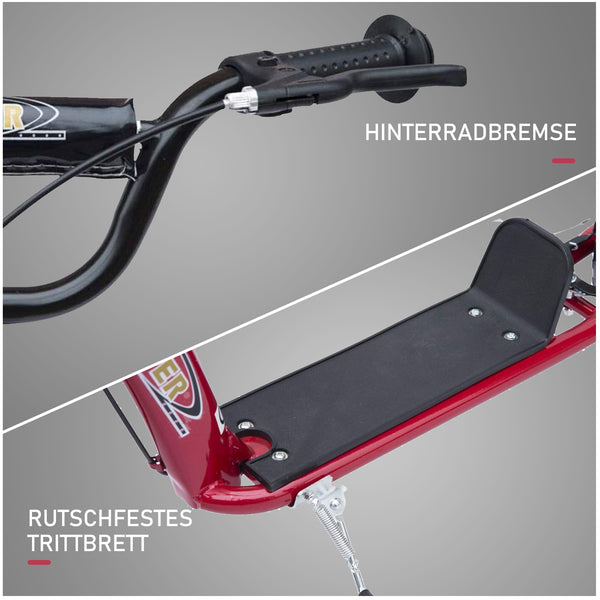 Kinderroller Scooter höhenverstellbar mit Hinterbremse 12 Zoll