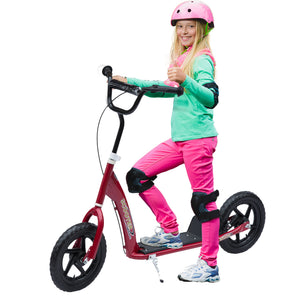 Kinderroller Scooter höhenverstellbar mit Hinterbremse 12 Zoll