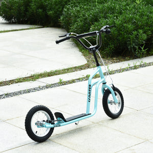 Monopattino per bambini, pneumatici da 12 pollici, blu