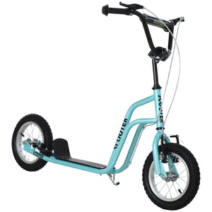 Monopattino per bambini, pneumatici da 12 pollici, blu