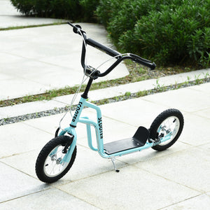 Monopattino per bambini, pneumatici da 12 pollici, blu