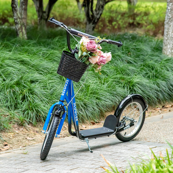 Kinderroller mit Bremse höhenverstellbar Blau