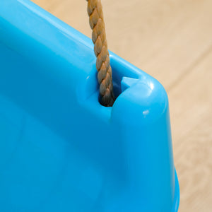Kinderschaukel 3-in-1 höhenverstellbar für drinnen und draussen blau