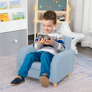 Kindersessel Kindersofa aus Schaumstoff für Kinderzimmer blau