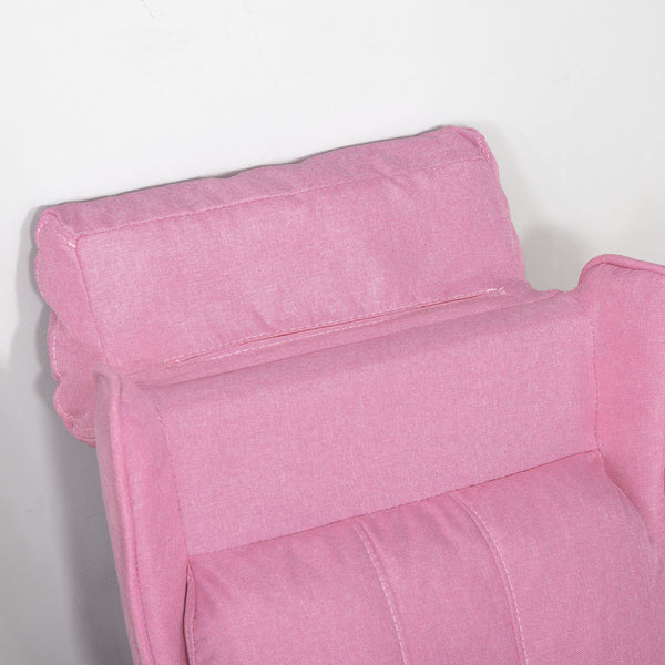 Kindersofa verstellbar mit Fussstütze für 3-5 Jahre rosa