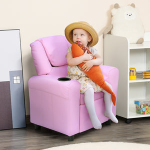 Kindersofa Schlafsofa für Kinder 62x56x69cm Rosa