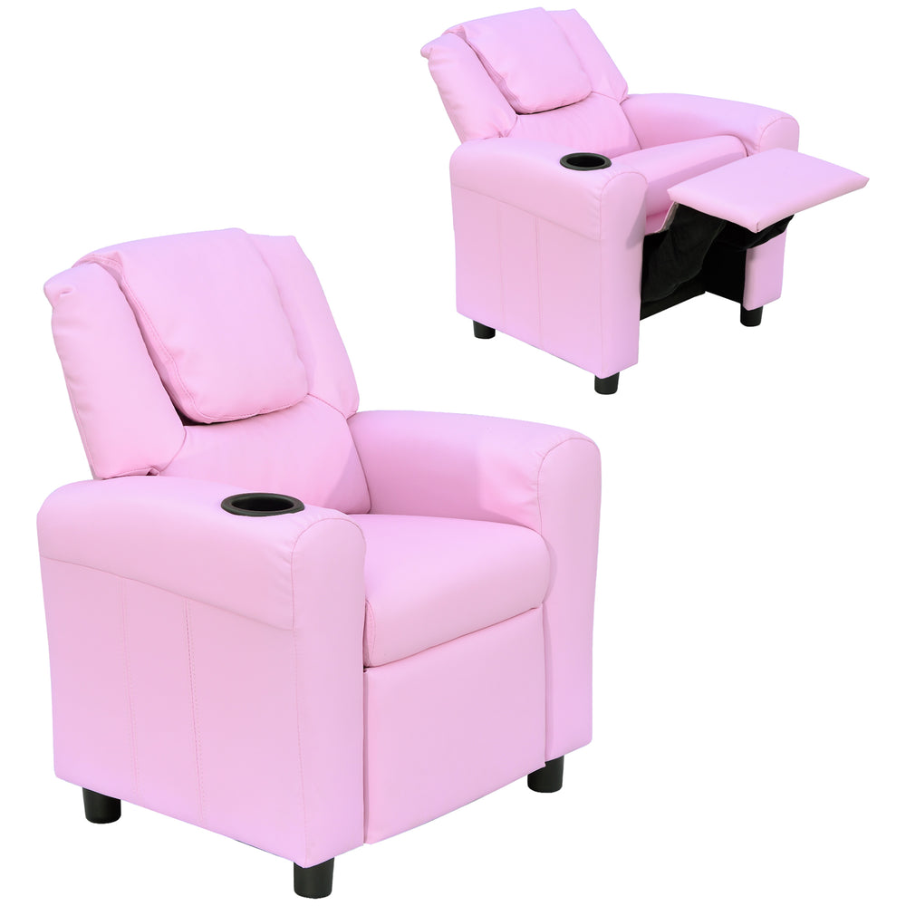 Kindersofa Schlafsofa für Kinder 62x56x69cm Rosa
