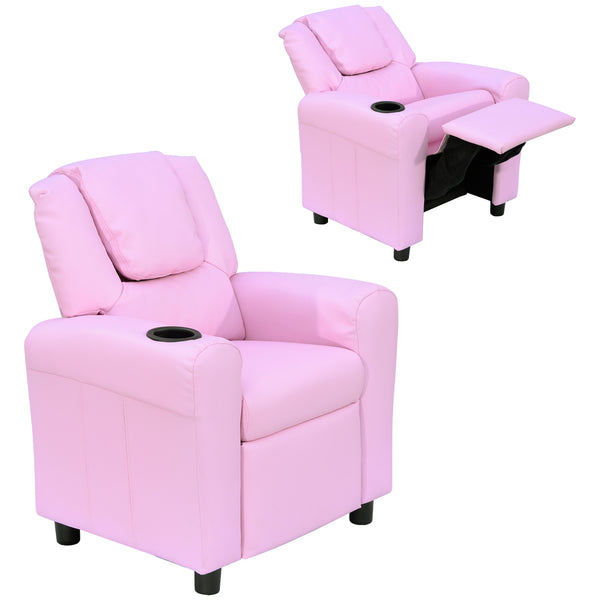 Kindersofa Schlafsofa für Kinder 62x56x69cm Rosa