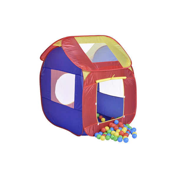 Children's play tent ball pit with 200 balls