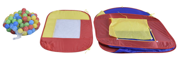 Children's play tent ball pit with 200 balls