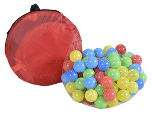 Children's play tent ball pit with 200 balls