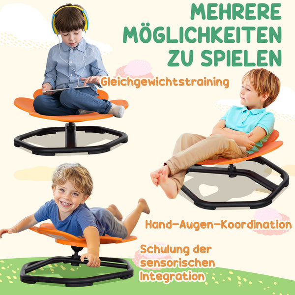 Kinderstuhl Drehstuhl sensorisch für Balance und Therapie