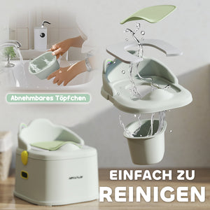 Kindertöpfchen 3-in-1 mit Griffen abnehmbar Grau