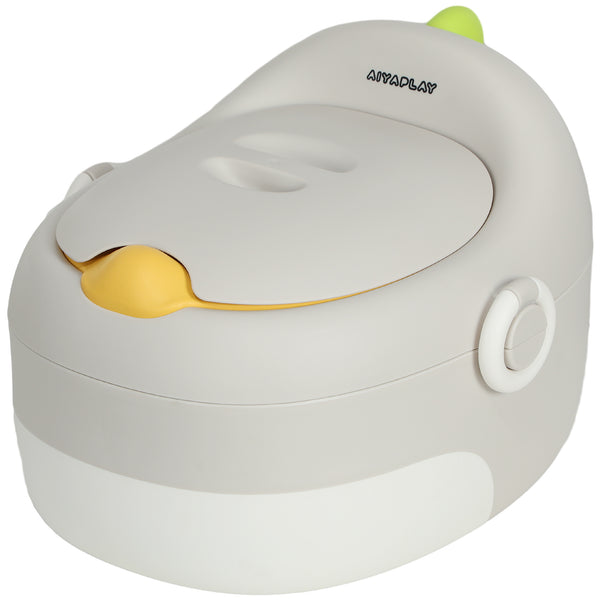 Pot enfant 3 en 1 avec poignées amovibles, capacité de charge jusqu'à 50 kg, gris